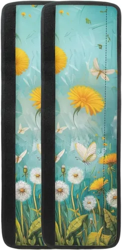 Vista 35 de DISNIMO Juego de 2 fundas para manijas de puerta de refrigerador con diseño floral de mariposa azul, protector de decoración de electrodomésticos