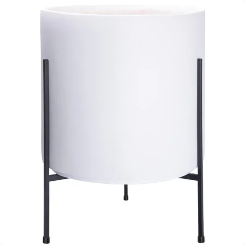 Vista 11 de Macetero moderno con soporte de metal de 8, 10, 12 y 14 pulgadas, para plantas