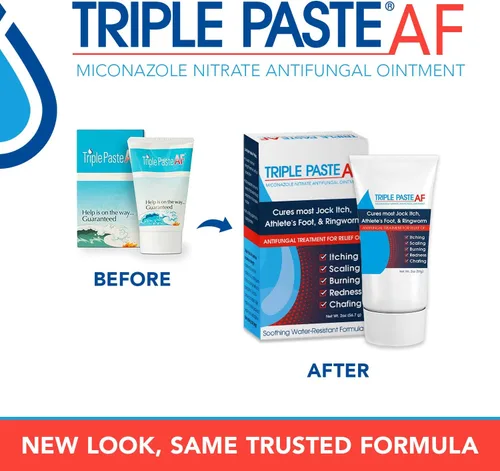 Vista 2 de Pomada antifúngica Triple Paste AF, 2 onza, 1, 1