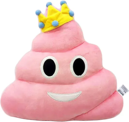 Vista 15 de Emoji Cara de Alienígena Cojín de Emoticón Relleno de Felpa Suave Almohada, Certificado Oficial, EvZ 31cm Gris