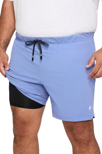 Vista 61 de Fabletics The One - Pantalón corto para hombre (forro), entrenamiento, natación, ligero, de secado rápido, bolsillo con cremallera, tejido elástico