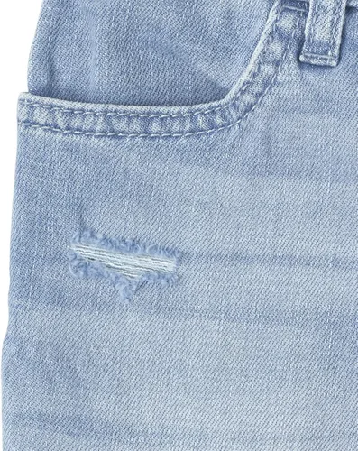 Vista 2 de The Children's Place Pantalones cortos skimmer de sarga con puños enrollables para niñas