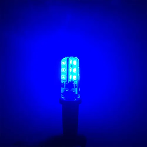 Vista 3 de 2 kits de luces LED azules de efectos especiales para accesorios y paisajes 12V intermitente intermitente estroboscópico
