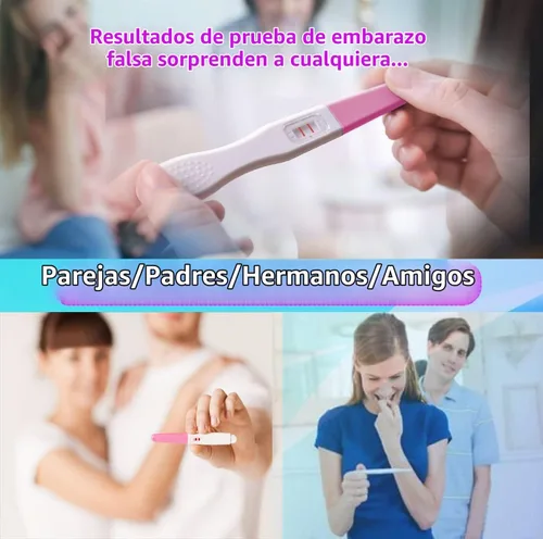 Vista 5 de Prueba de embarazo de broma positivo falso resultado temprano siempre se vuelve positivo para broma práctica, SSB305