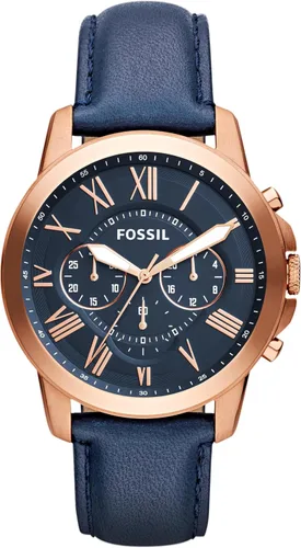 Vista 7 de Fossil Men's Watch, Grant Quartz Stainless Steel Chronograph Watch for Men
