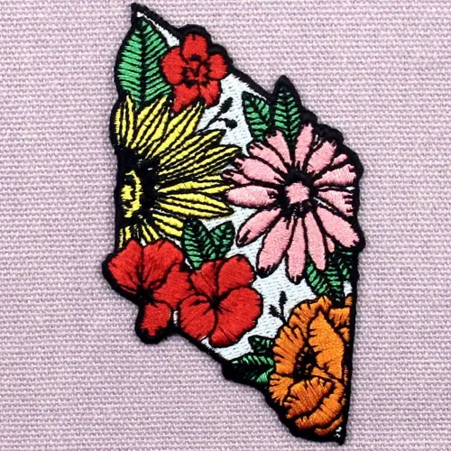 Vista 4 de ZEGINs Hermoso parche colorido bordado apliques hierro en coser en emblema