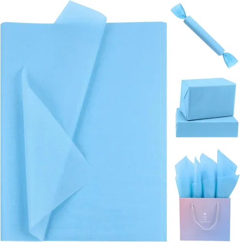 Vista 11 de Papel de seda negro para bolsas de regalo 80 hojas, papel de envolver de 14x20 pulgadas, relleno desmenuzado para manualidades y artesanías DIY