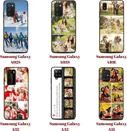 Vista 2 de Funda personalizada de teléfono personalizada para Samsung Galaxy A03S A53 A10E A02S A12 A13 A32 A42 A51 A52 A71