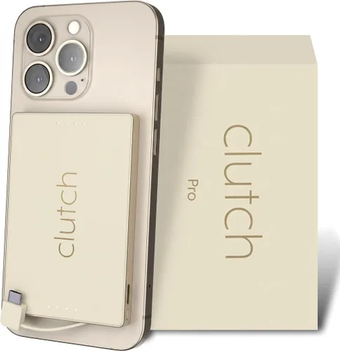 Vista 19 de Clutch - Cargador portátil Pro USB-C - Compatible con dispositivos iPhone 15, 16, 17 y Android - Batería magnética de banco de energía - Aprobado