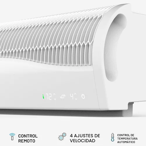 Vista 2 de [Usado] Ventilador de ventana Vornado TRANSOM con 4 velocidades, control remoto, modo de extracción reversible, carcasa resistente a la intemperie