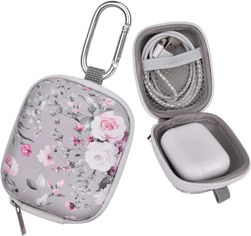 Vista 2 de Funda para auriculares, AIRSPO Airpods 4 Funda Airpods Pro 3ª generación Organizador de auriculares Funda de transporte Bolsa de almacenamiento