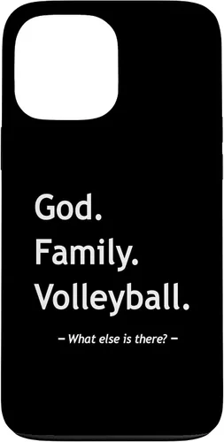 Vista 24 de Christian Faith Christianity God Family Volleyball Case for iPhone 17