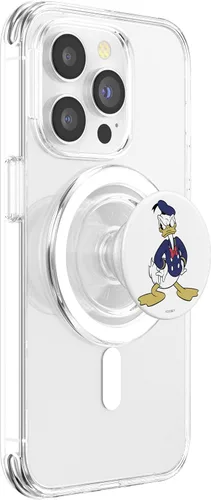 Vista 3 de Disney Mickey And Friends Donald Duck Angry Portrait PopSockets MagSafe PopGrip para iPhone