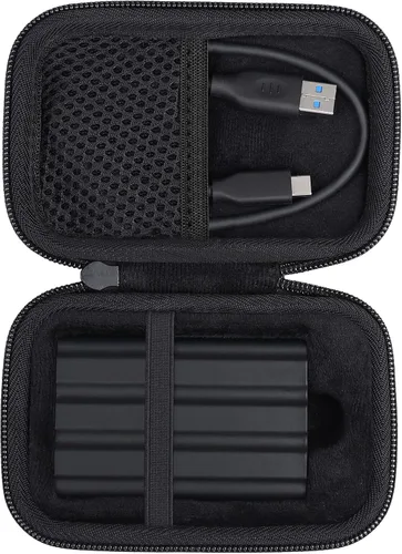 Vista 10 de co2CREA - Funda rígida de viaje para Samsung T3 T5 portátil de 250 GB, 500 GB, 1 TB, 2 TB, SSD USB 3.0, unidades externas de estado sólido