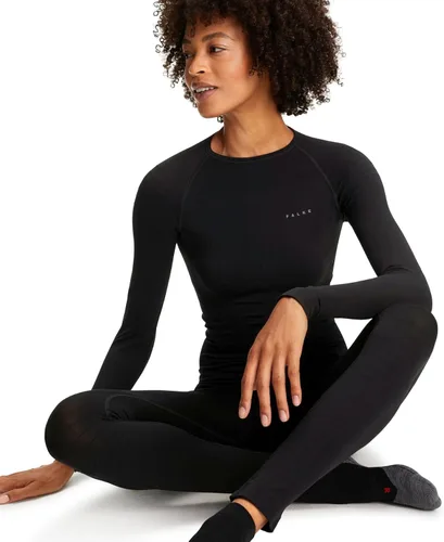 Vista 6 de FALKE - Mallas largas ajustadas para mujer, color negro