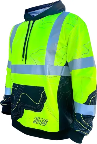 Vista 18 de SafetyShirtz SS360 ANSI Clase 3 Tipo R Sudaderas con Capucha Gráfica