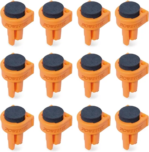 Vista 9 de POWERTEC 2 unidades de banco de aluminio con resorte para agujero de perro de banco de 3/4 pulgadas, banco para carpintería, se adapta a banco