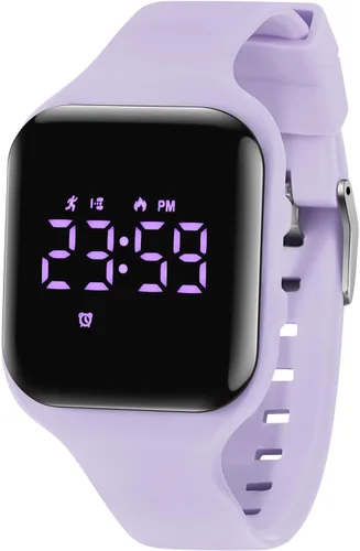 Vista 2 de A ALPS Reloj cuadrado Lightpurple Plus Correa cuadrada púrpura claro
