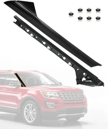 Vista 10 de Moldura de parabrisas A-Pillar apto para Ford Explorer 11-19 BB5Z7803136AA