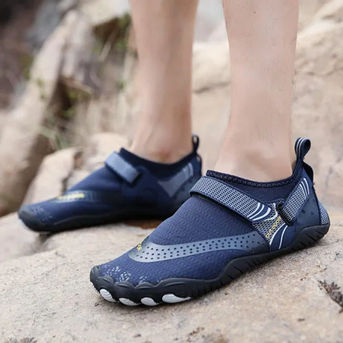 Vista 7 de YING LAN Zapatos de agua para hombres y mujeres, de secado rápido, antideslizantes, para la playa, natación, deportes acuáticos, buceo, vela, kayak