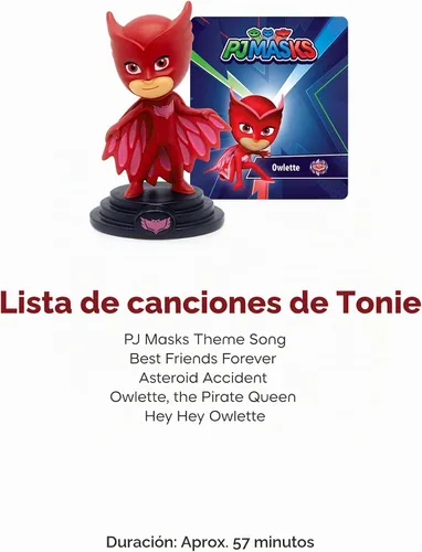 Vista 5 de Tonies Figura de juguete Owlette Audio de PJ Masks