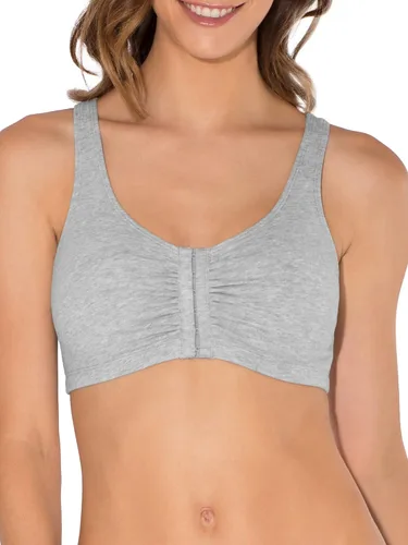 Vista 24 de Fruit of the Loom Sujetador de algodón con cierre frontal múltiple para mujer