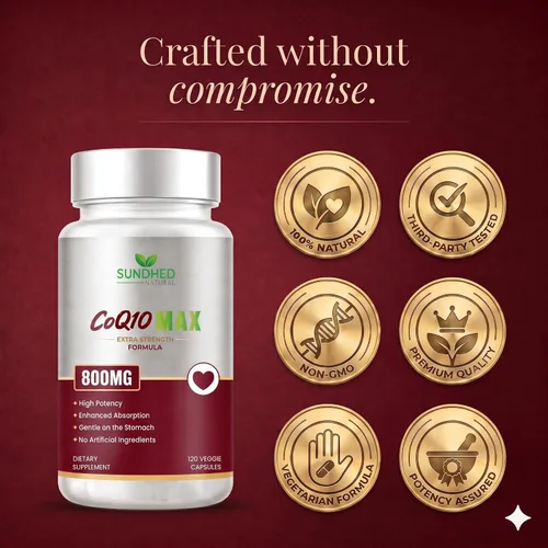 Vista 6 de CoQ10 Potente antioxidante (Cápsulas, 800 mg 120 Cápsulas)
