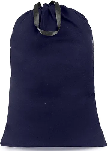 Vista 26 de Bolsa de lavandería extra grande con cordón y asa, bolsa de ropa sucia de viaje resistente para lavandería y hogar, forro duradero para cesta