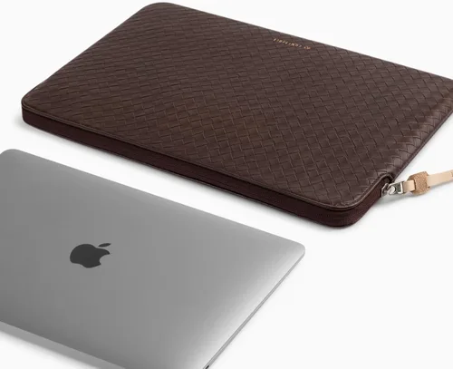 Vista 7 de Comfyable Woven-Look - Funda para laptop de 13 pulgadas y 14 pulgadas, compatible con MacBook Air M5 y MacBook Pro M5 Pro/Max 2026, funda de viaje