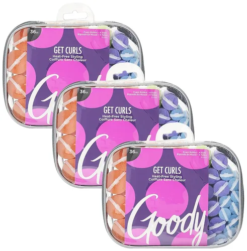 Vista 2 de Goody GoCurl - Ruleros de espuma para el cabello, varios colores, 36