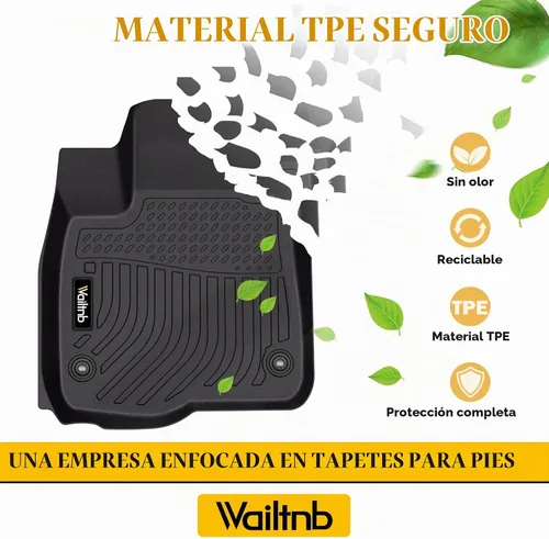 Vista 4 de Alfombrillas para Honda CRV 2002-2006, forros para todo tipo de clima, ajuste personalizado, accesorios duraderos para Honda CRV 2002-2006