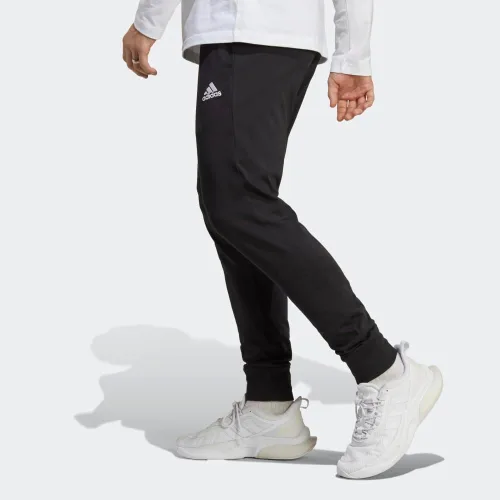 Vista 2 de adidas Pantalones Essentials de punto único con puños cónicos para hombre