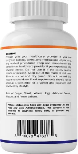 Vista 8 de Vitamatic - Arroz de levadura roja de 1200 mg por porción, 240 cápsulas vegetales, fabricado en los Estados Unidos, sin OMG y sin gluten
