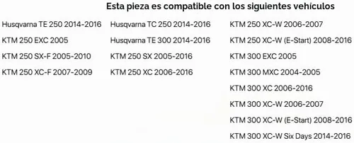 Vista 2 de Tusk Palanca de cambios plegable punta negra/naranja - Compatible con: KTM 250 XC 2006-2016