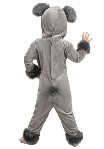 Vista 2 de Disfraz de Koala con Capucha para Niños Pequeños Multicolor