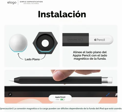 Vista 4 de elago - Funda para Apple Pencil Pro y Apple Pencil de 2ª