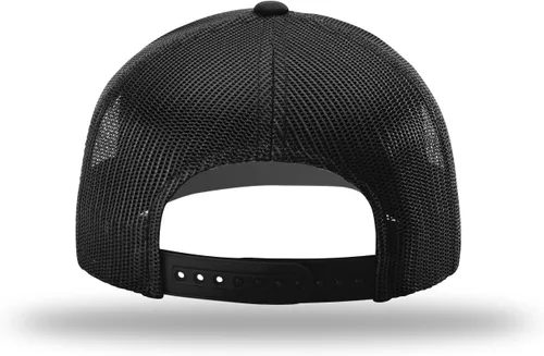 Vista 5 de The Hat Pros Gorra de camionero ajustable Richardson 112+ R-Flex Gorra de malla elástica de poliéster con banda elástica OSFM