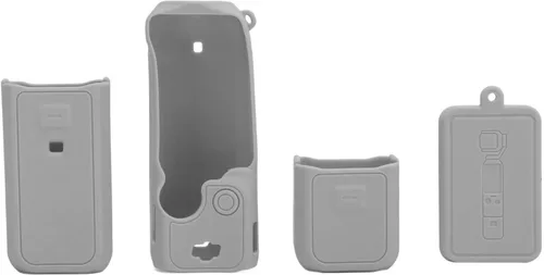 Vista 10 de Accesorios para cámara de acción, funda protectora a prueba de golpes, funda de silicona para bolsillo 3 con placa de cubierta de pantalla, fácil
