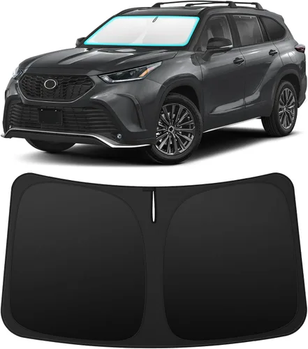 Vista 203 de INSAUTO Accesorios para parasol de parabrisas de ajuste personalizado para Acura RDX 2019-2026, parasol plegable para ventana delantera, reflector