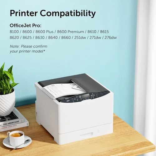 Vista 2 de 950XL 951XL Combo Compatible para HP 950 XL 951 XL, Cartucho de tinta de reemplazo para HP OfficeJet Pro 8600 8610 8620 8100 8630 8660 8640 8615