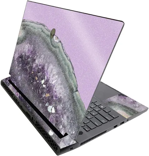 Vista 100 de MightySkins - Skin brillante con purpurina para Alienware M17 R3 (2020) y M17 R4 (2021) - Diversión de los años 90 Acabado duradero con purpurina