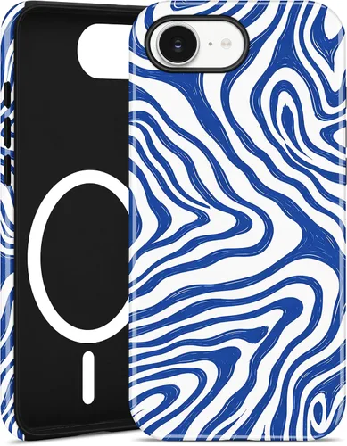 Vista 77 de Jusy Funda magnética Zebra para iPhone XR, color negro