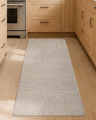 Vista 23 de Color&Geometry - 2 alfombras y tapetes de cocina antideslizantes, lavables, absorbentes, fáciles de limpiar, tapetes de cocina para frente del Caqui
