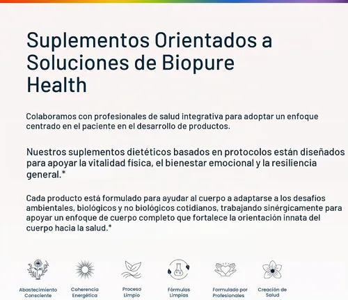 Vista 8 de Biopure Health Chlorella Growth Factor Vitalidad celular 100 porciones