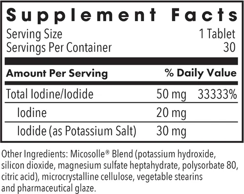 Vista 3 de Optimox Suplemento yodoral de 50 mg - Tabletas de yoduro de potasio, apoyo para la tiroides, vitaminas y minerales diarios, solución de yodo