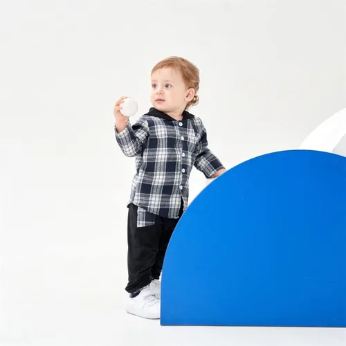 Vista 38 de Conjunto de ropa para bebés y niños pequeños, camisa con capucha y pantalones deportivos para otoño e invierno
