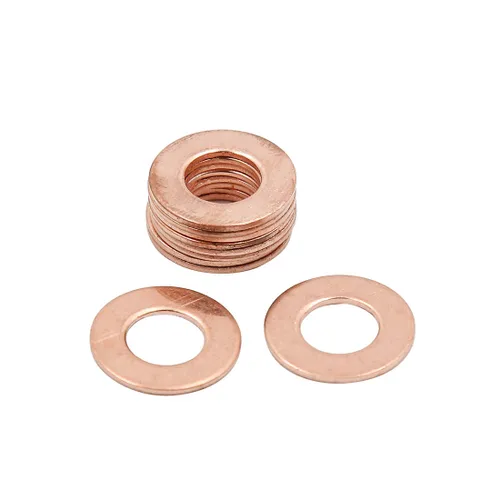 Vista 25 de X AUTOHAUX 10 arandelas de cobre de 0.236 in de diámetro interior para coche