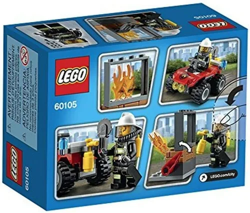 Vista 2 de Juego LEGO CITY Fire ATV 60105