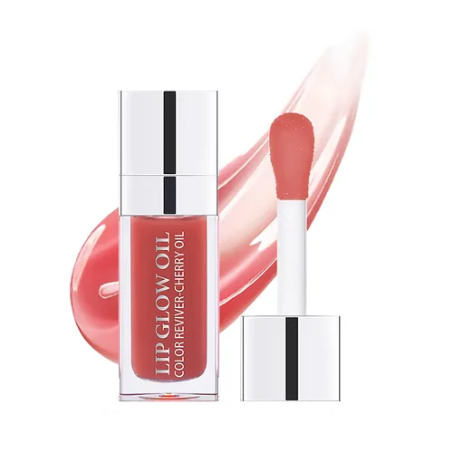 Vista 9 de Aceite hidratante para labios, brillo labial hidratante, aceite de labios voluminoso, brillo no pegajoso de larga duración, tinte de aceite
