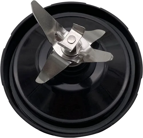 Vista 4 de Taza de repuesto de 18 oz/24 oz con tapa de boquilla con cuchillas extractoras Pro con engranajes de 6 machos, compatible con Nutri Ninja Pro